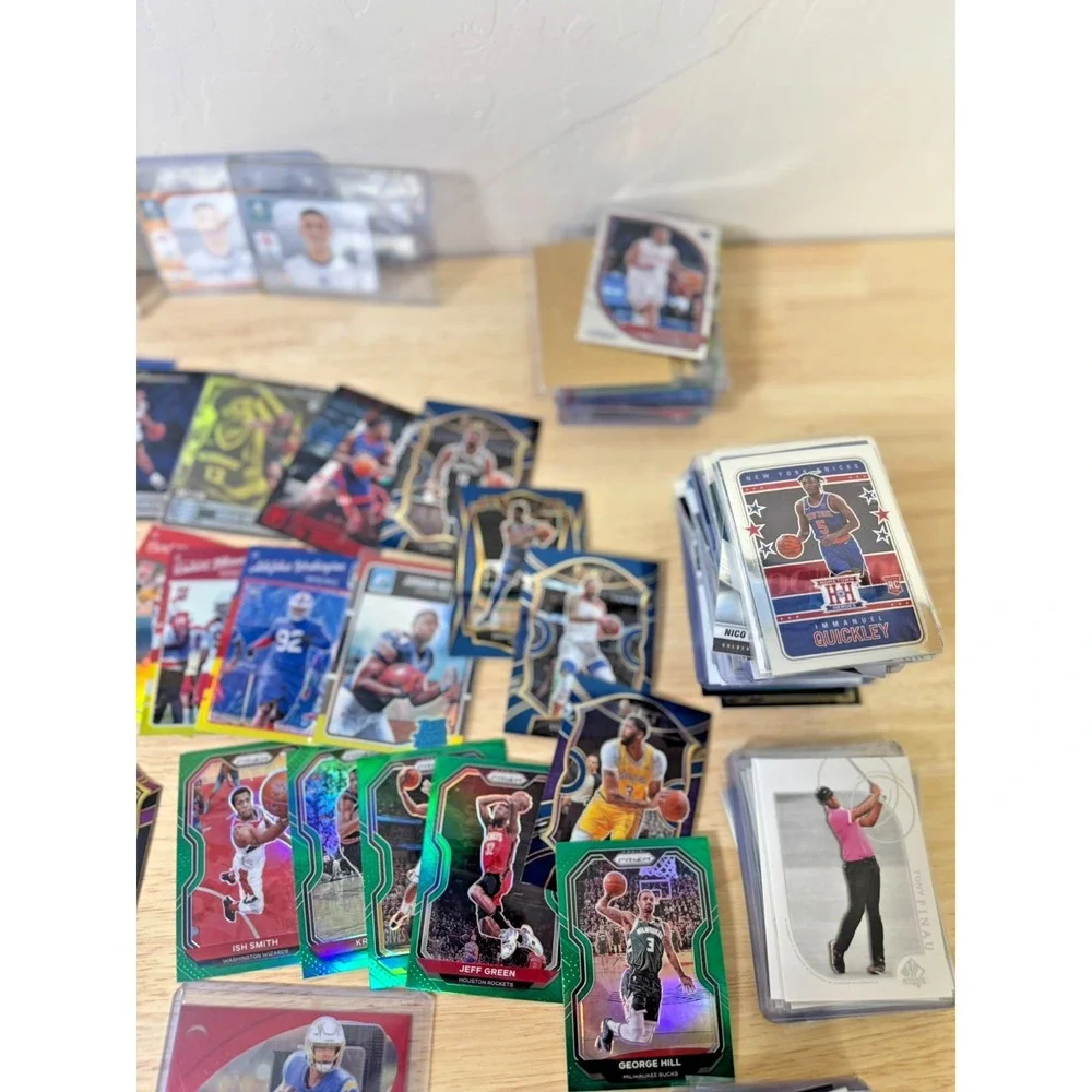 Sports Card Lot (200+ Cards) - Low End Cards Rookies Silvers SP Numbered READ